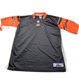 Cincinnati Bengals Jersey Mens 2XLB Black NFL Football NFL Pro Line Blank
